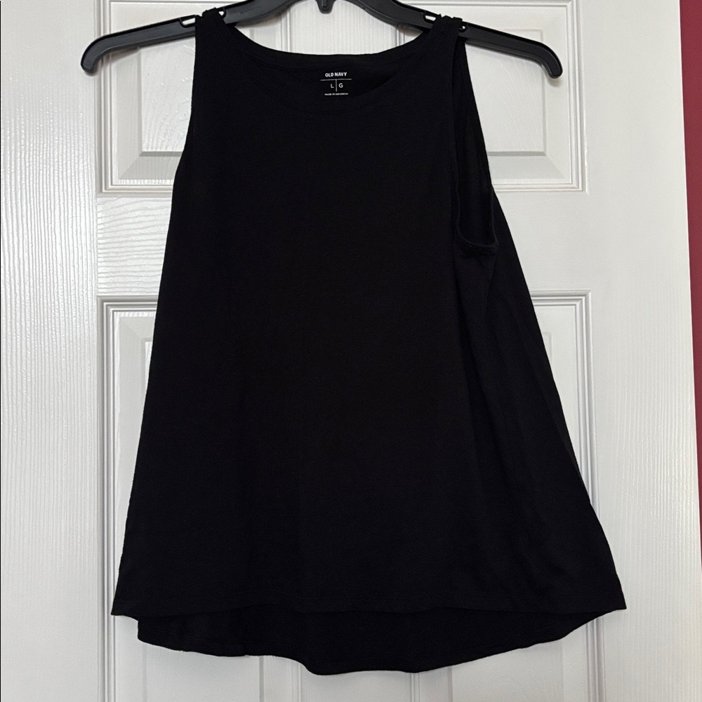 Old Navy Jet Black Tank top size large